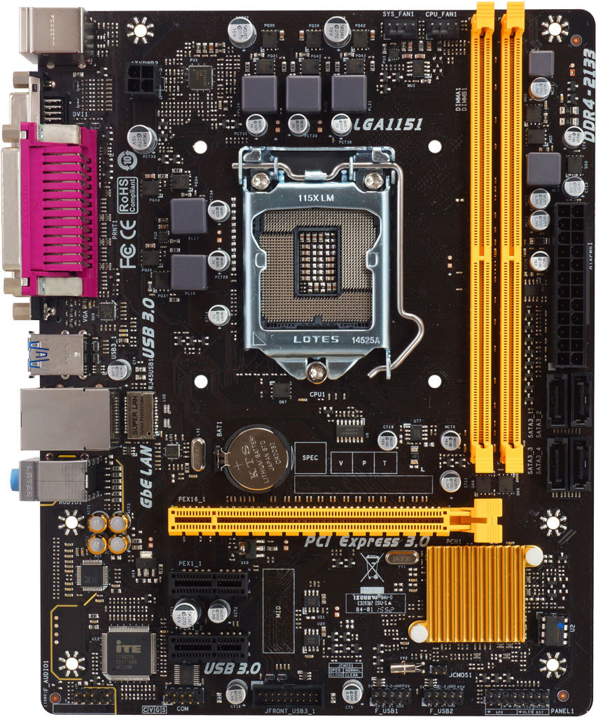 Biostar H110MDS2 Pro D4 - Motherboard Specifications On MotherboardDB